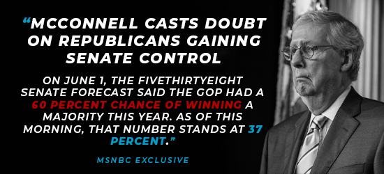 McConnell casts doubt on republicans gaining Senate control